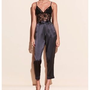 Fleur Du Mal Tapered Pant (100% Silk)